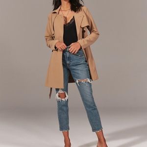 Abercrombie Mom Jeans Distressed